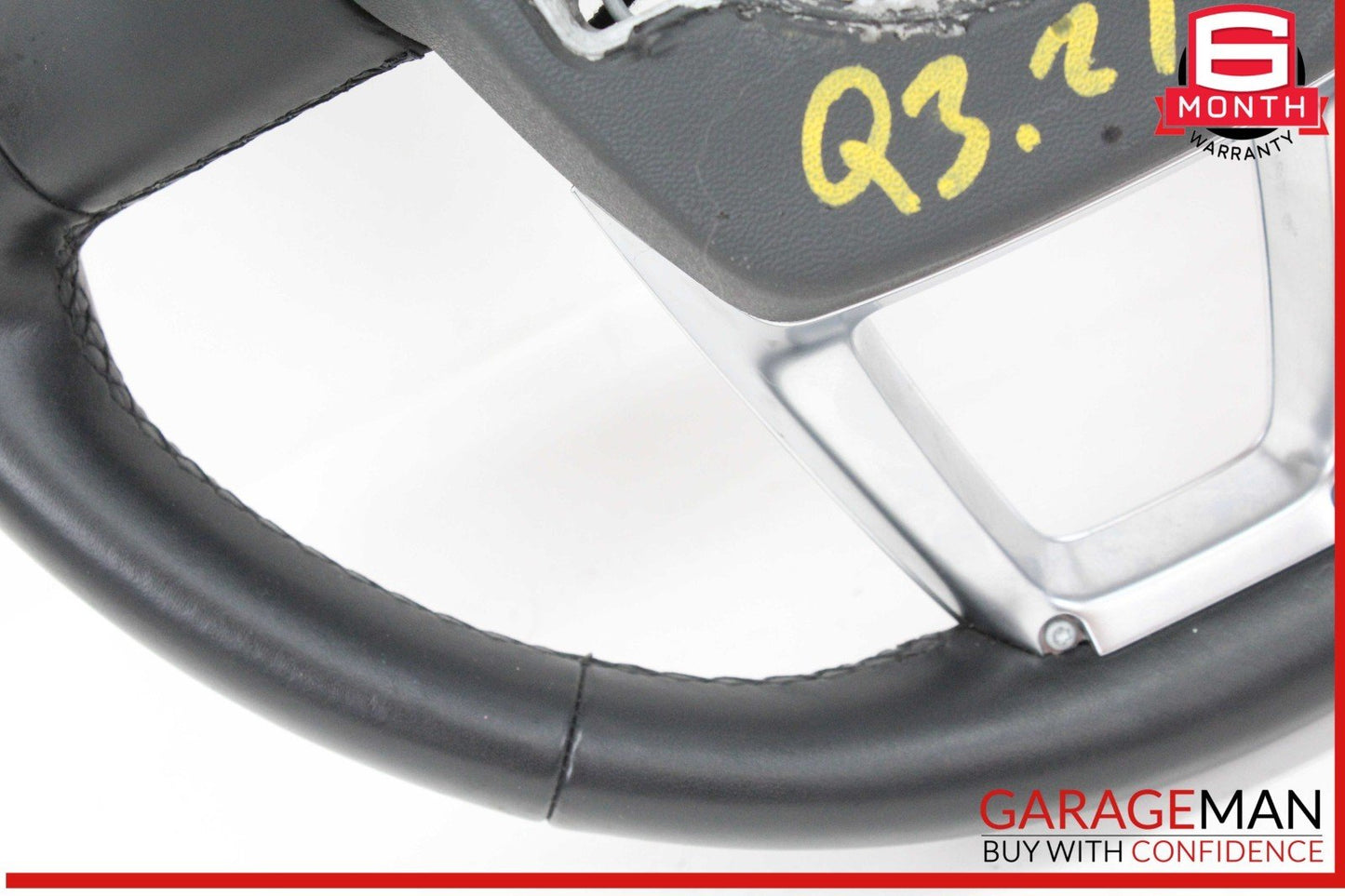 19-24 Audi Q3 Front Left Driver Side Steering Wheel Black 83A419091AF OEM