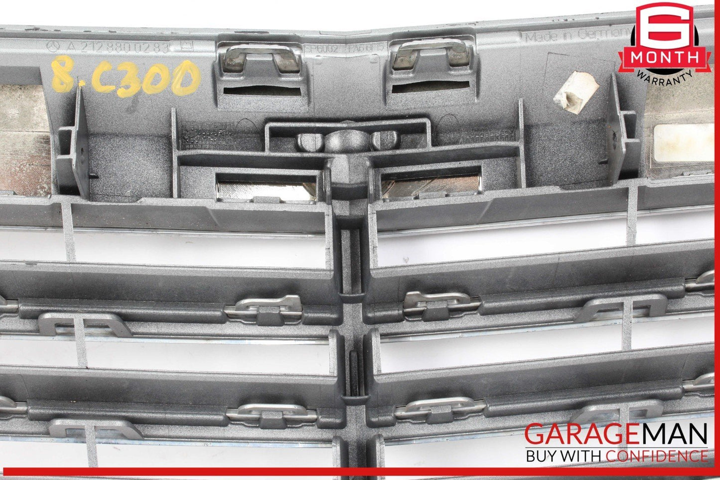 08-13 Mercedes W204 C300 E350 E550 Front Radiator Grille Grill Cover Chrome OEM