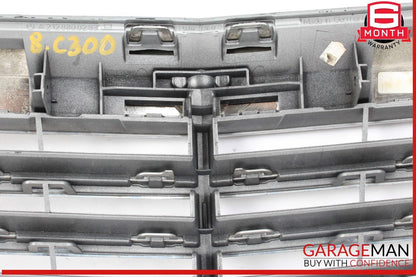 08-13 Mercedes W204 C300 E350 E550 Front Radiator Grille Grill Cover Chrome OEM