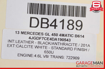13-16 Mercedes X166 GL450 GL550 Rear Right Trunk Quarter Trim Cover Panel OEM