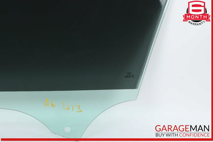 12-18 Audi S6 A6 Front Right Passenger Side Door Window Glass OEM
