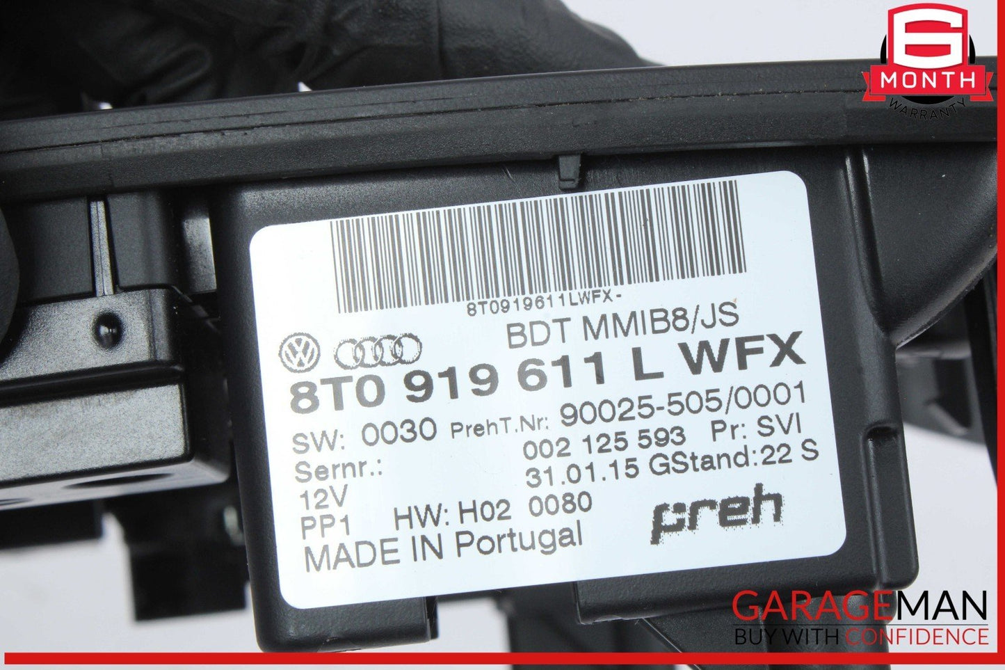 13-16 Audi A5 A4 SQ5 Front Center Console Trim Panel w/ Switches 8T0919611L OEM