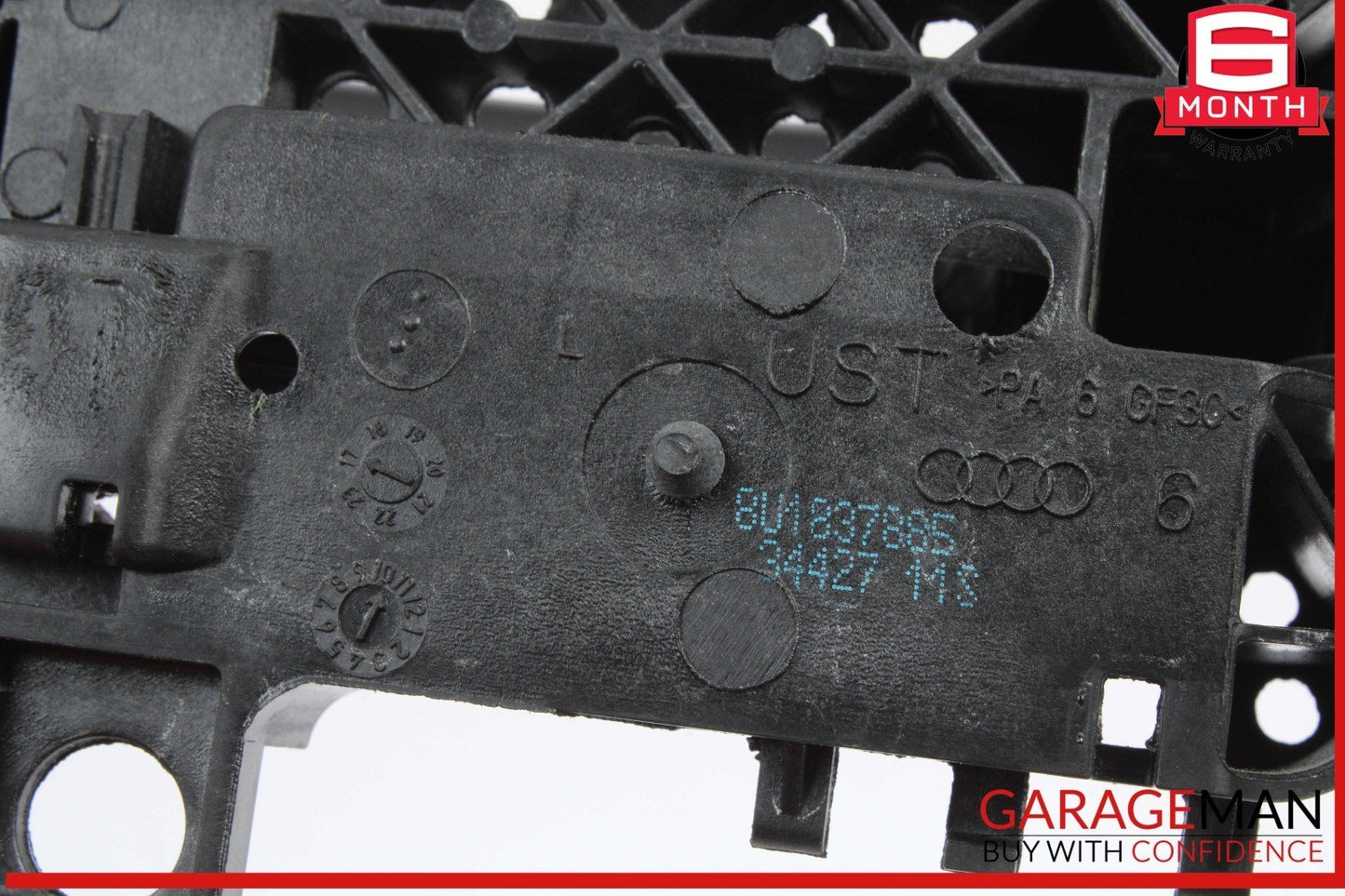 15-18 Audi Q3 Front Left Driver Side Exterior Door Handle Black 8U1837885 OEM