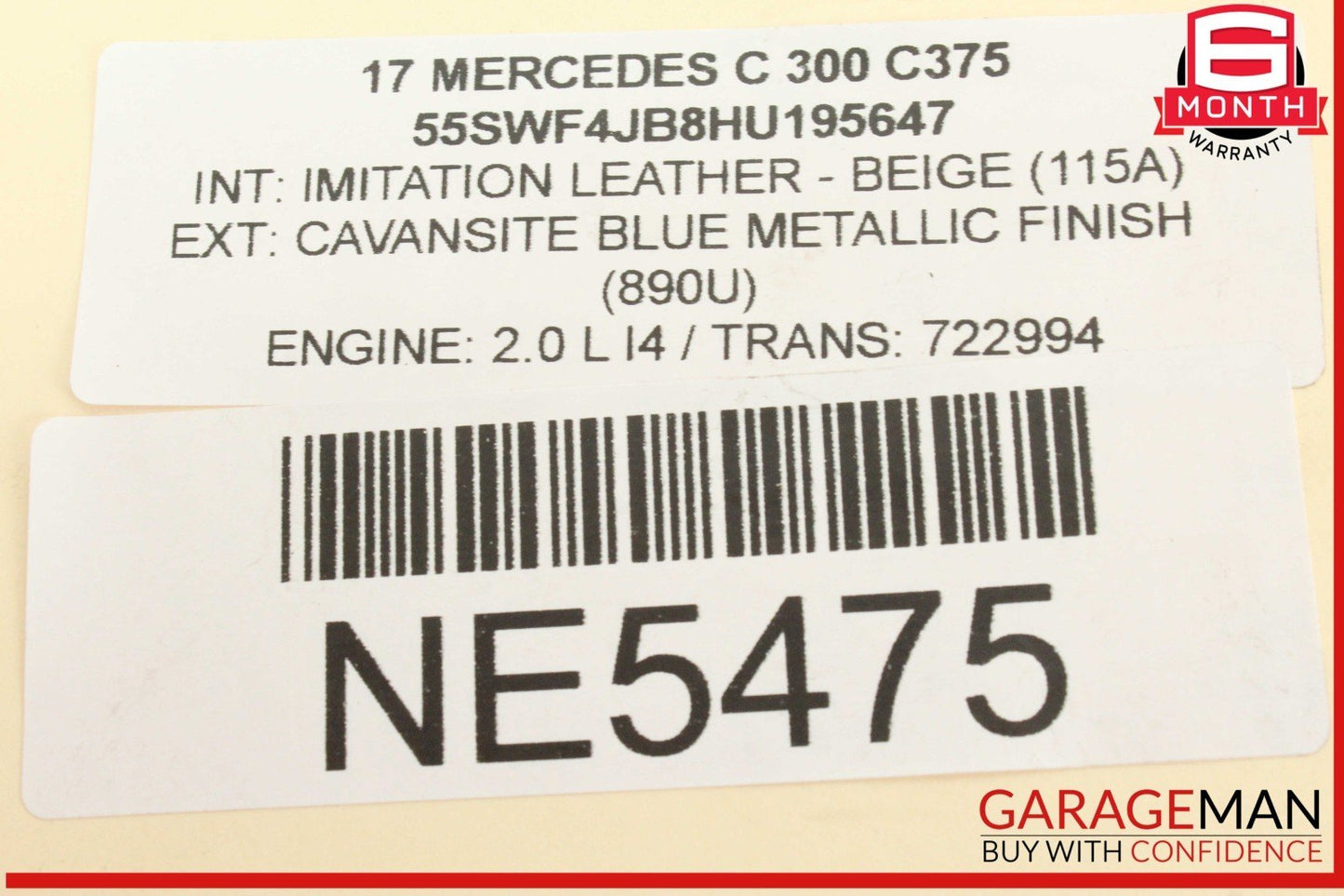 15-20 Mercedes W205 C300 C350e Front Left & Right Side Brake Caliper Set of 2