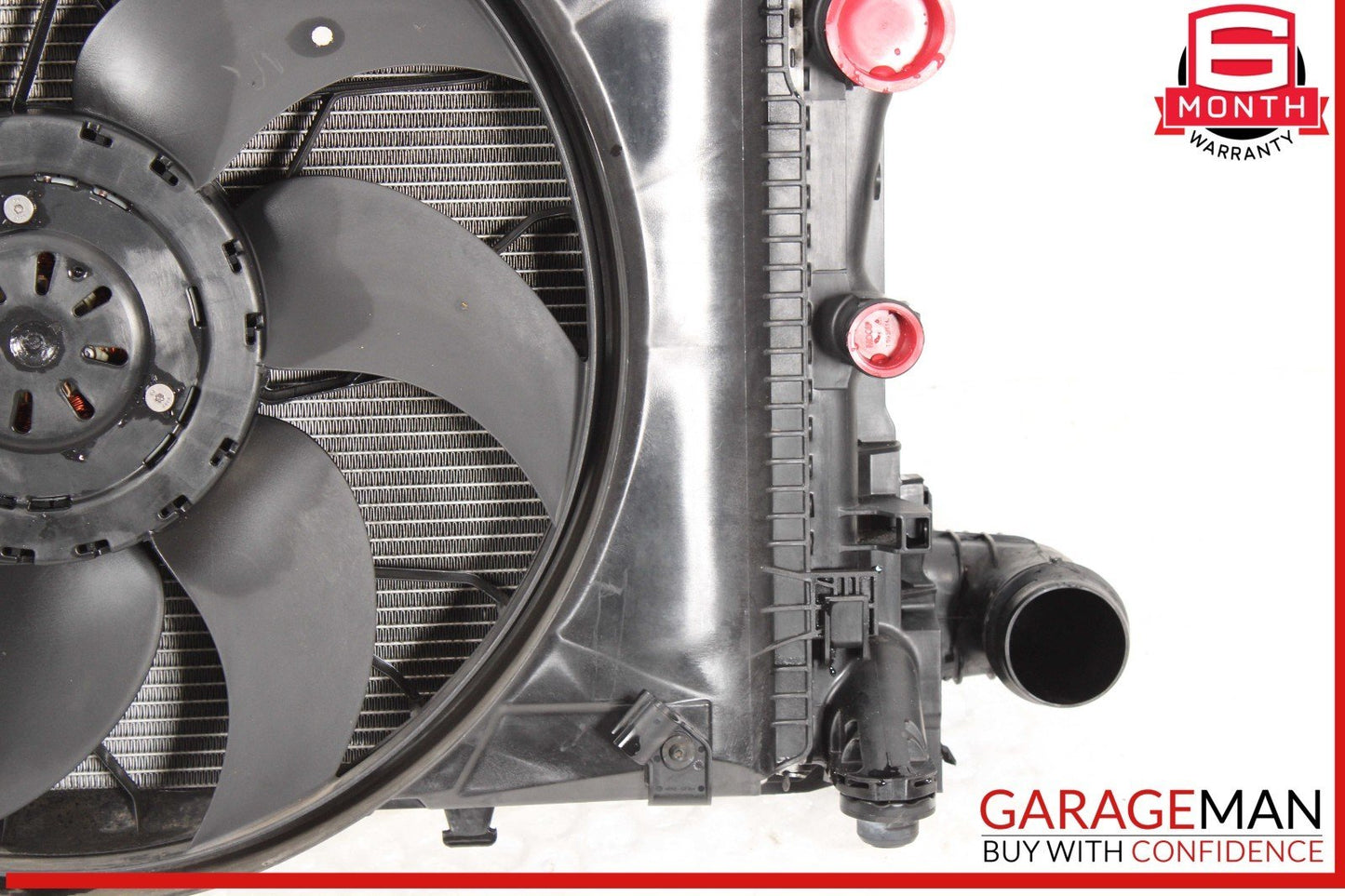 14-16 Mercedes W212 E250 Engine Motor Cooling Radiator A/C AC Condenser Assembly