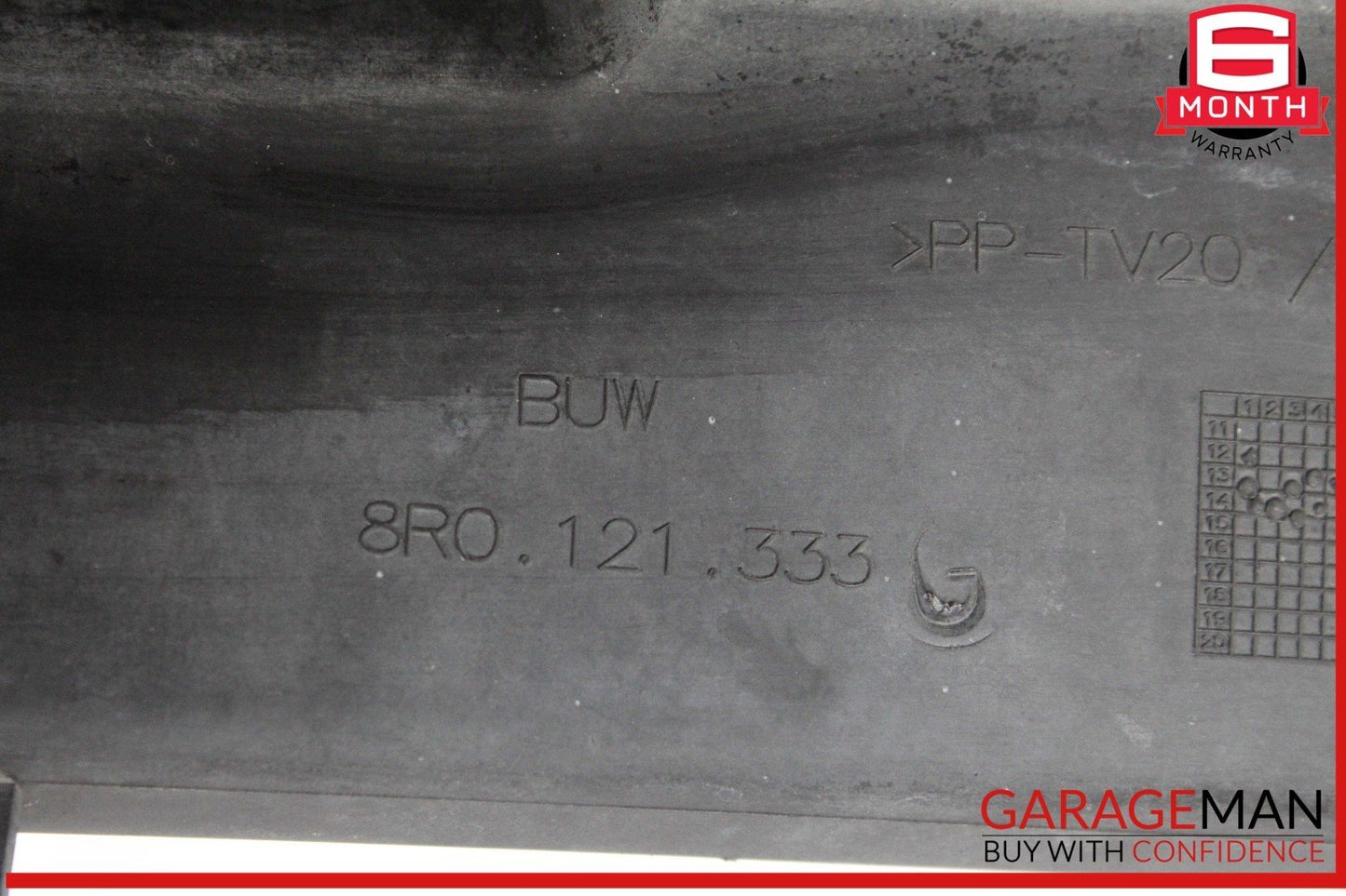 14-17 Audi SQ5 Q5 Left Driver Side Intake Air Duct Guide 8R0121333 OEM