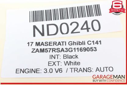 14-17 Maserati Ghibli Steering Column Combination Switch Arm Controls Assy OEM