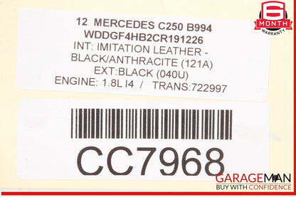 08-14 Mercedes W204 C250 C300 Power Steering Rack and Pinion 20411011017 OEM
