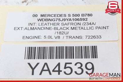 05-12 Mercedes W211 E350 R350 ML350 C350 Right Side Engine Cylinder Head OEM