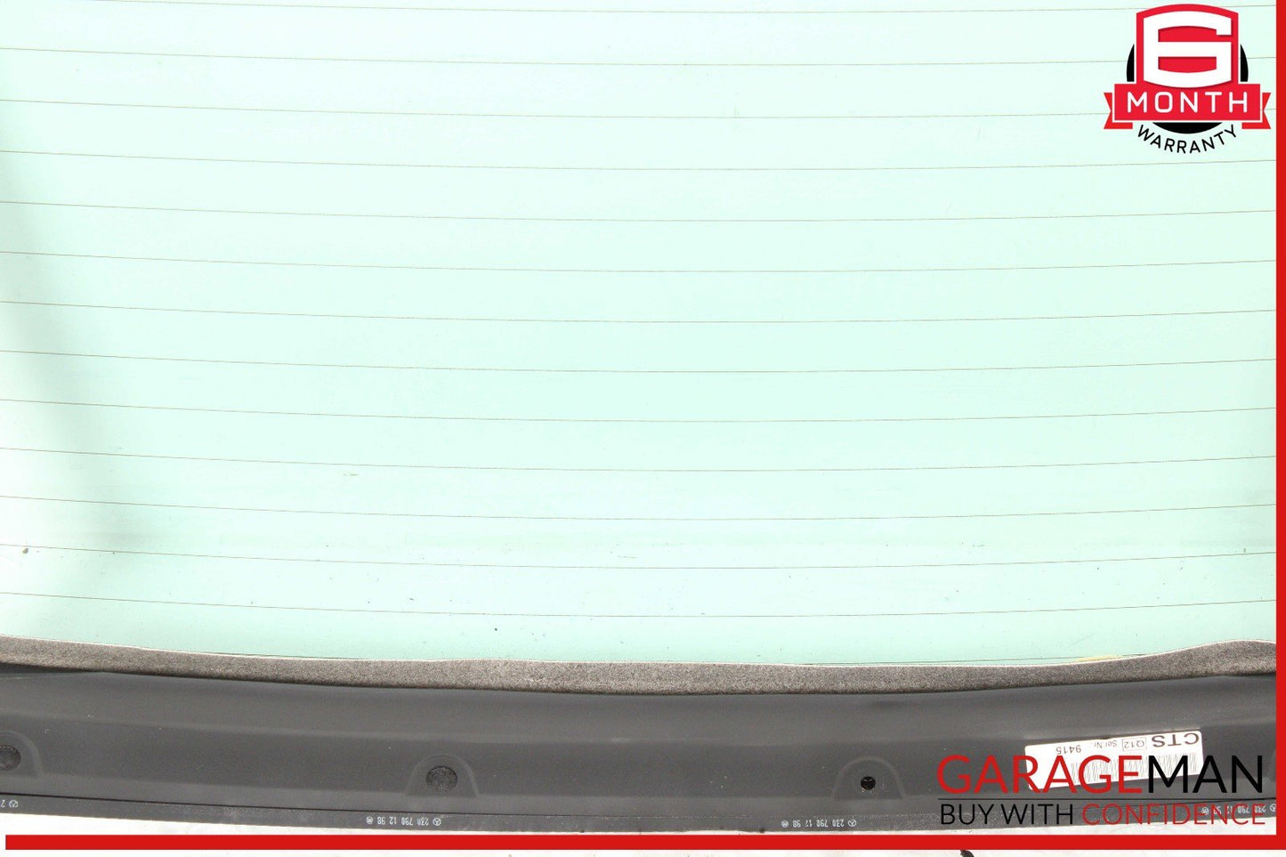 03-12 Mercedes R230 SL500 SL550 Rear Back Windshield Window Glass Panel Clear