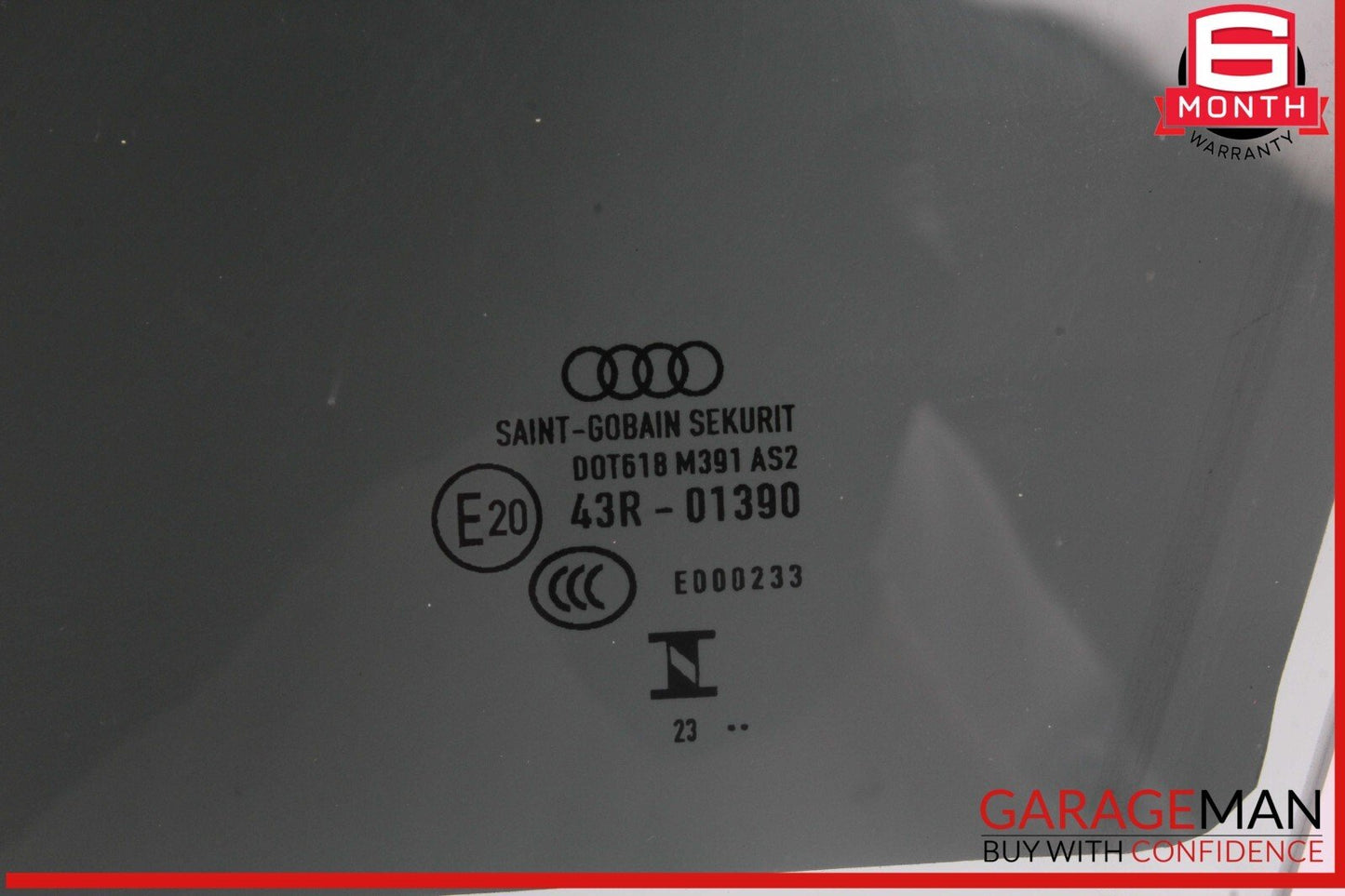 17-24 Audi A4 Front Left Driver Side Door Window Glass 8W0845201C OEM