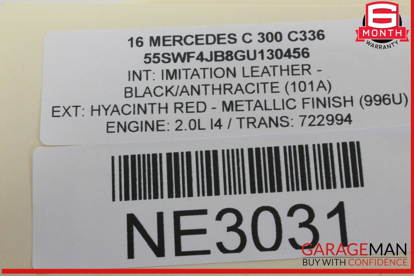 15-20 Mercedes W205 C300 C350e Front Left Side Door Window Regulator Motor OEM