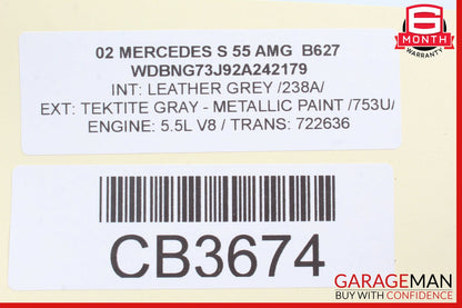 00-02 Mercedes W220 CL500 S430 CL55 AMG Steering Wheel Air Bag Airbag SRS OEM