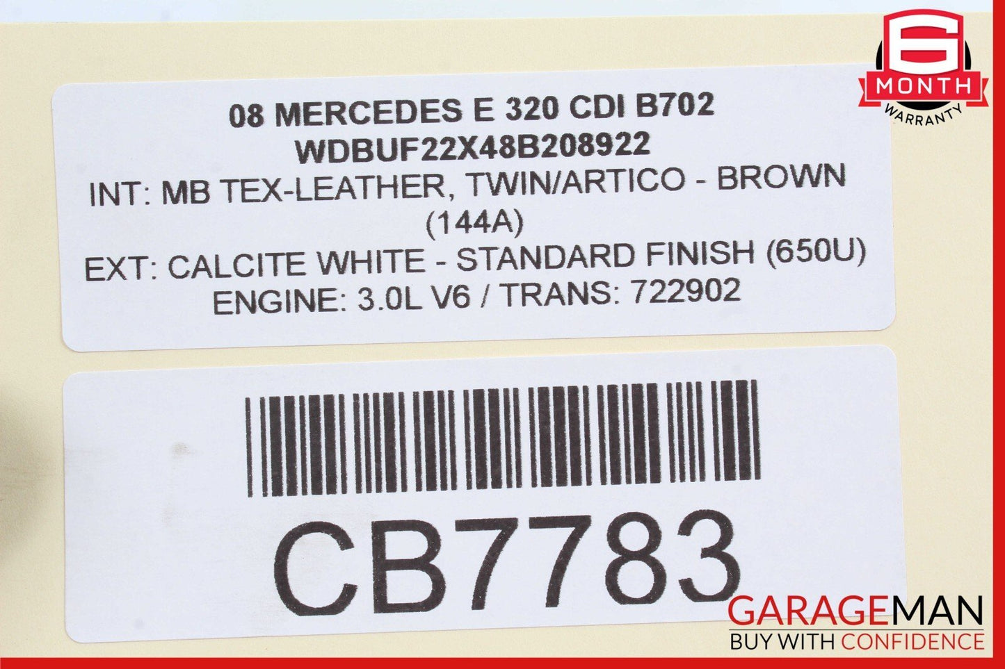 03-09 Mercedes W211 E320 Front Left Headlight Support Bracket Frame Assembly OEM
