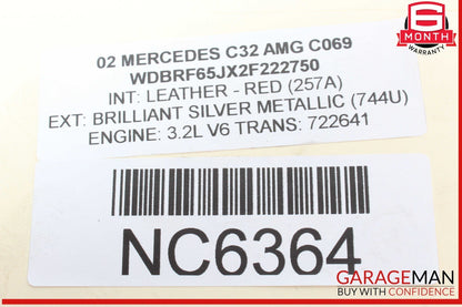 01-04 Mercedes W203 C32 AMG C320 Right Passenger Side Exhaust Manifold Header