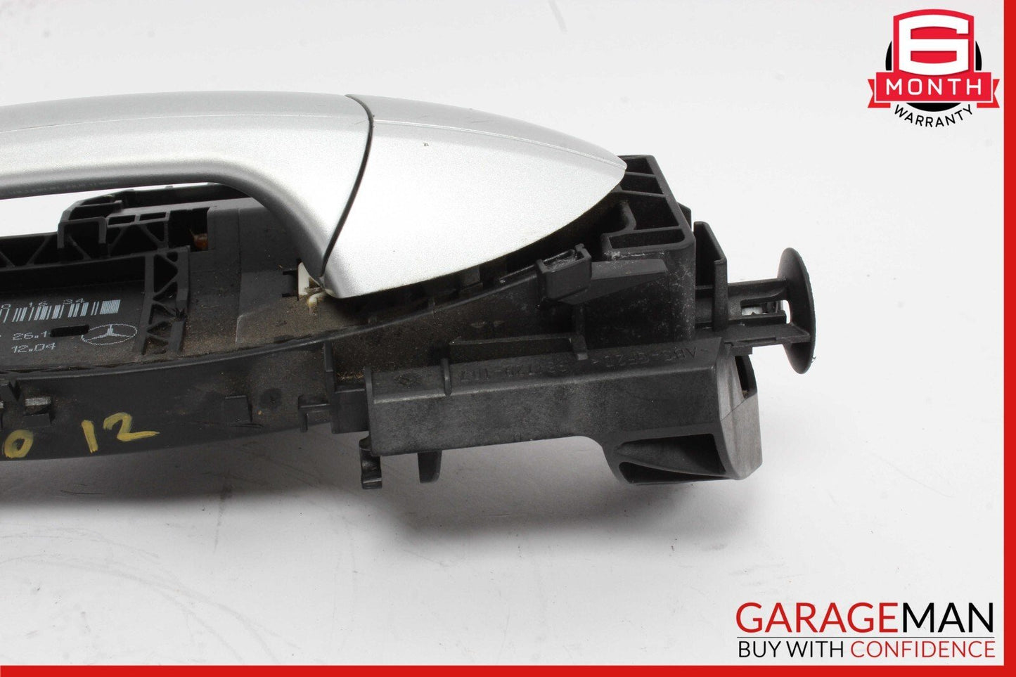 12-14 Mercedes W204 C250 Sedan Right Side Exterior Door Handle Iridium Silver