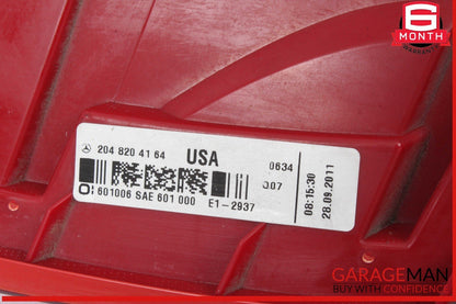 12-14 Mercedes W204 C250 C300 Rear Right Side Taillight Tail Light Lamp OEM