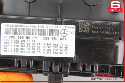 15-18 Mercedes W205 C300 Speedometer Instrument Cluster Gauge 2059009029 OEM