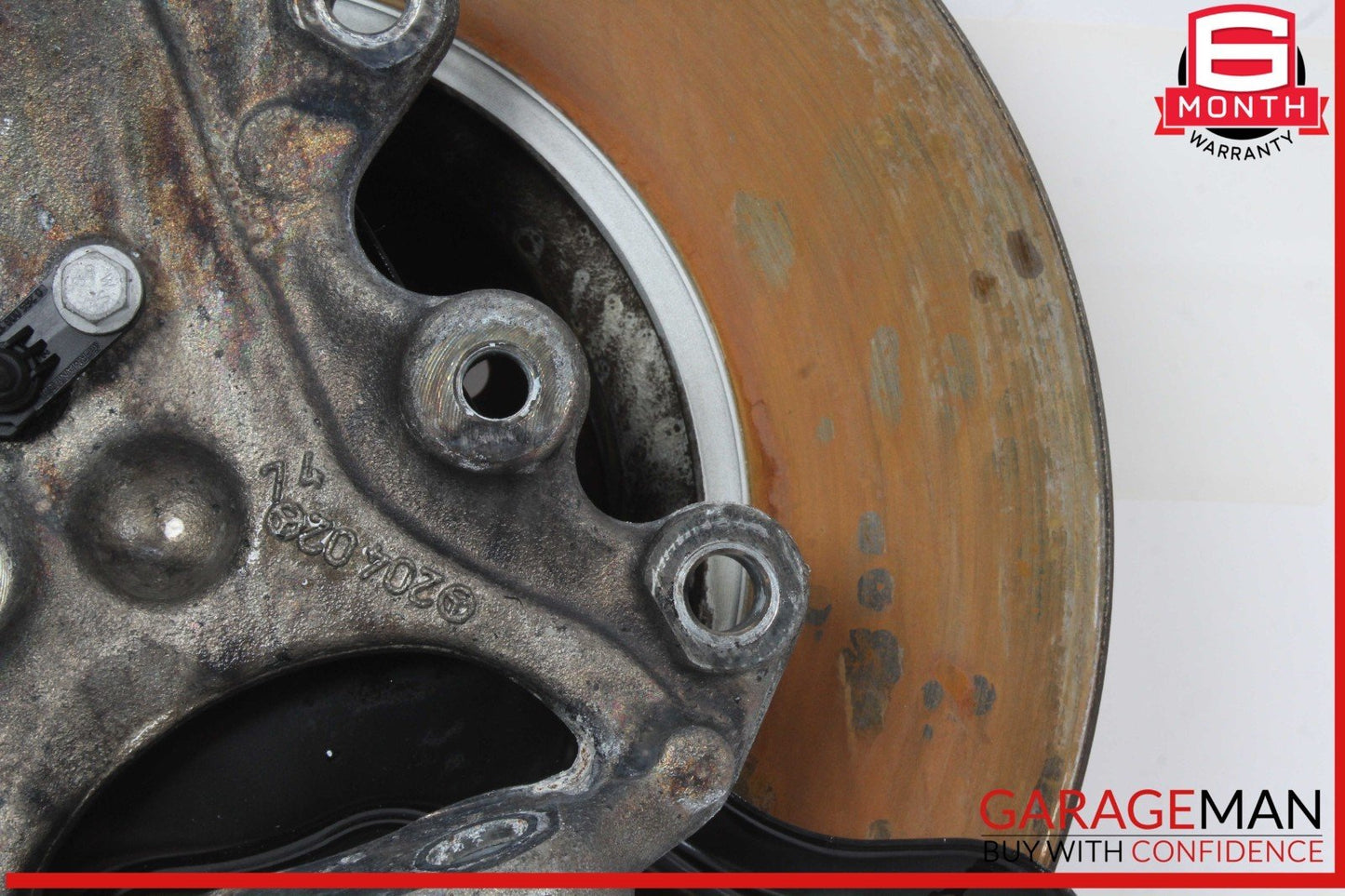 10-16 Mercedes W212 E350 Front Right Side Spindle Knuckle Hub w/ Rotor Disc OEM
