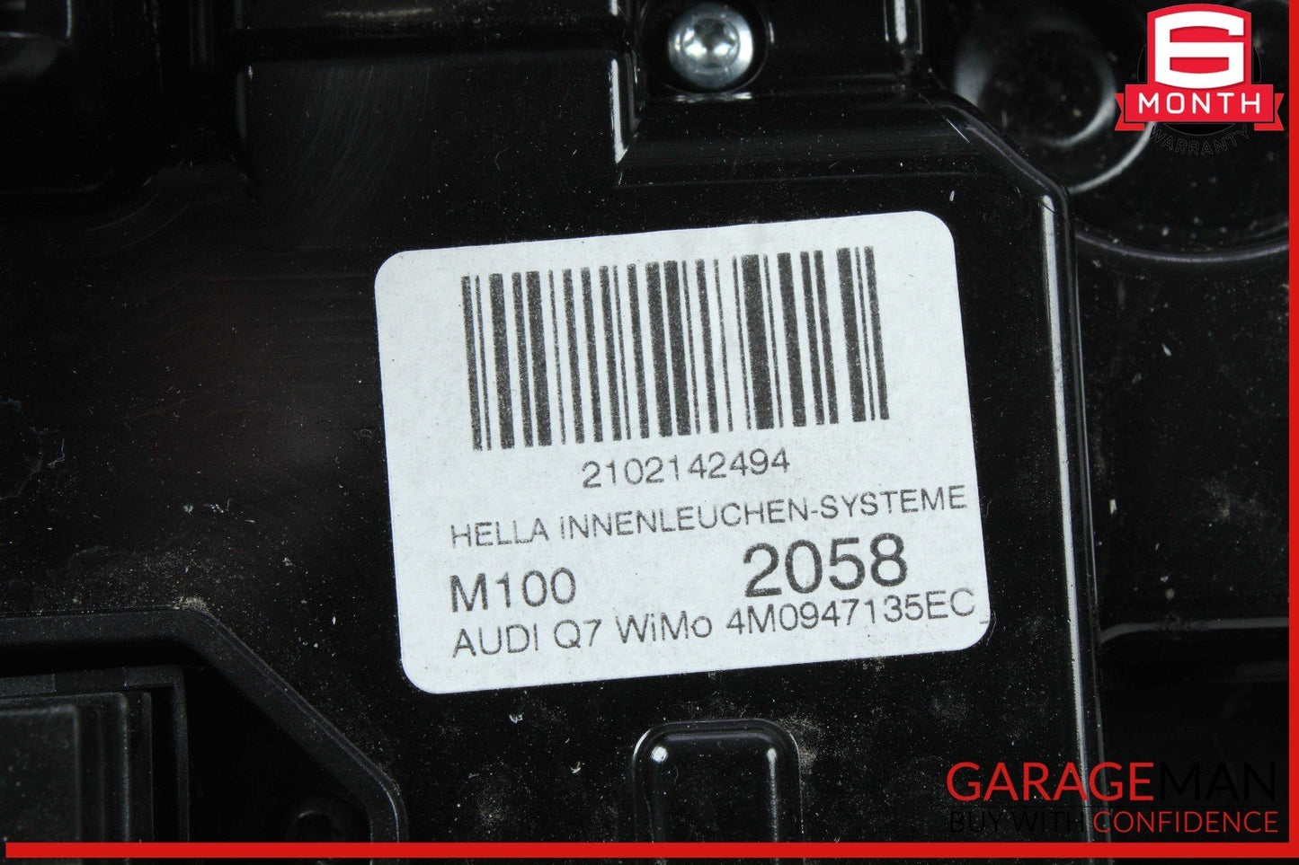 17-24 Audi Q7 Front Center Upper Overhead Interior Dome Light Lamp OEM