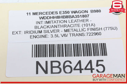 10-13 Mercedes W212 E350 Wagon Speedometer Odometer Instrument Cluster Gauge OEM