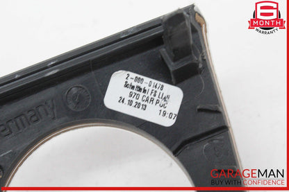 10-16 Porsche Panamera 970 E-Hybrid Dash Ignition Bezel Cover Trim Carbon Fiber