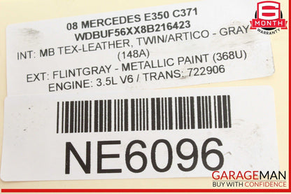 05-13 Mercedes W211 E350 Front Left Driver Side Engine Timing Chain Cover Plate