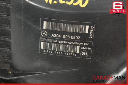 08-18 Mercedes W212 E350 C300 Engine Radiator Cooling Fan Motor Assembly OEM