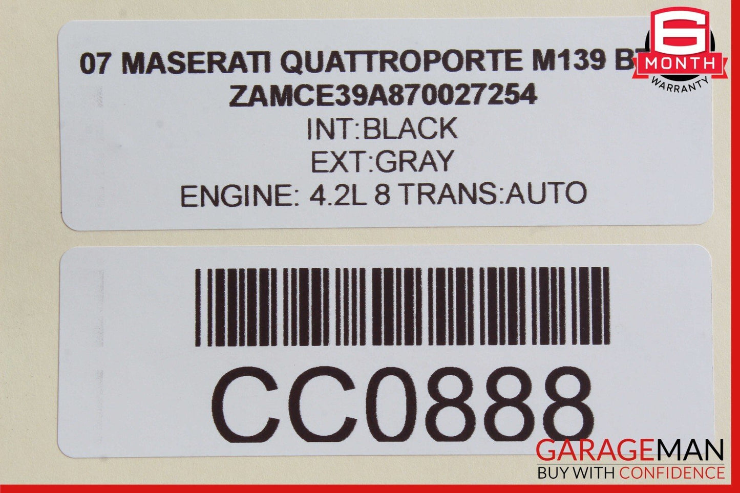 03-10 Maserati Quattroporte M139 Lower Control Arm Rear Right Side OEM