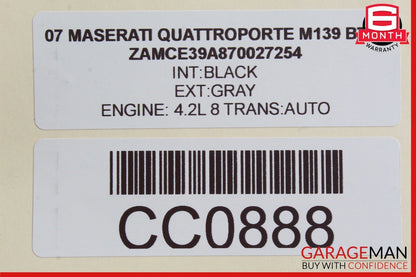 03-10 Maserati Quattroporte M139 Lower Control Arm Rear Right Side OEM