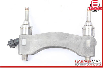 10-16 Porsche Panamera 970 Fuel Injector Rail Support Bracket Set w/ Injectors