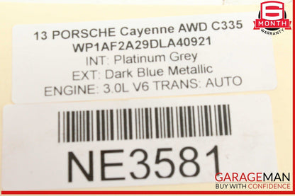 13-16 Porsche Cayenne 958 AWD Touareg 3.0L Engine Starter Motor 059911024H OEM