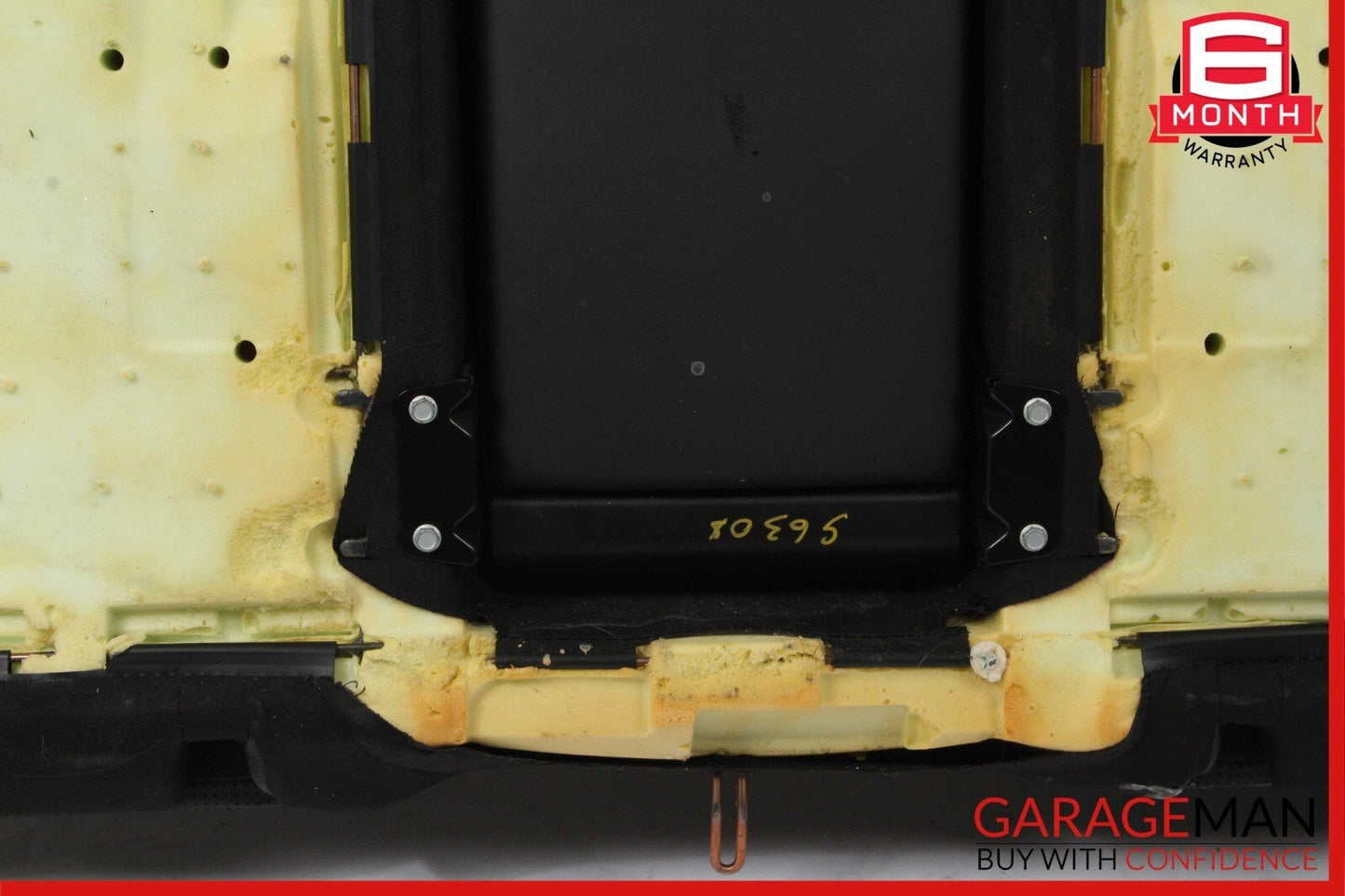 07-13 Mercedes W221 S63 AMG Rear Seat Cushion Top Upper Assembly Black OEM