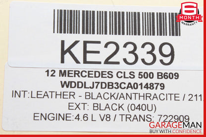 12-18 Mercedes W218 CLS550 Front Left / Right Engine Timing Chain Cover Plate