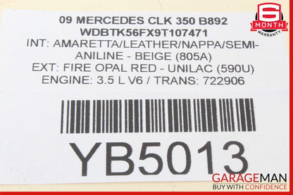01-09 Mercedes W209 CLK350 CLK500 Door Sound Audio Speaker 2038205102 OEM