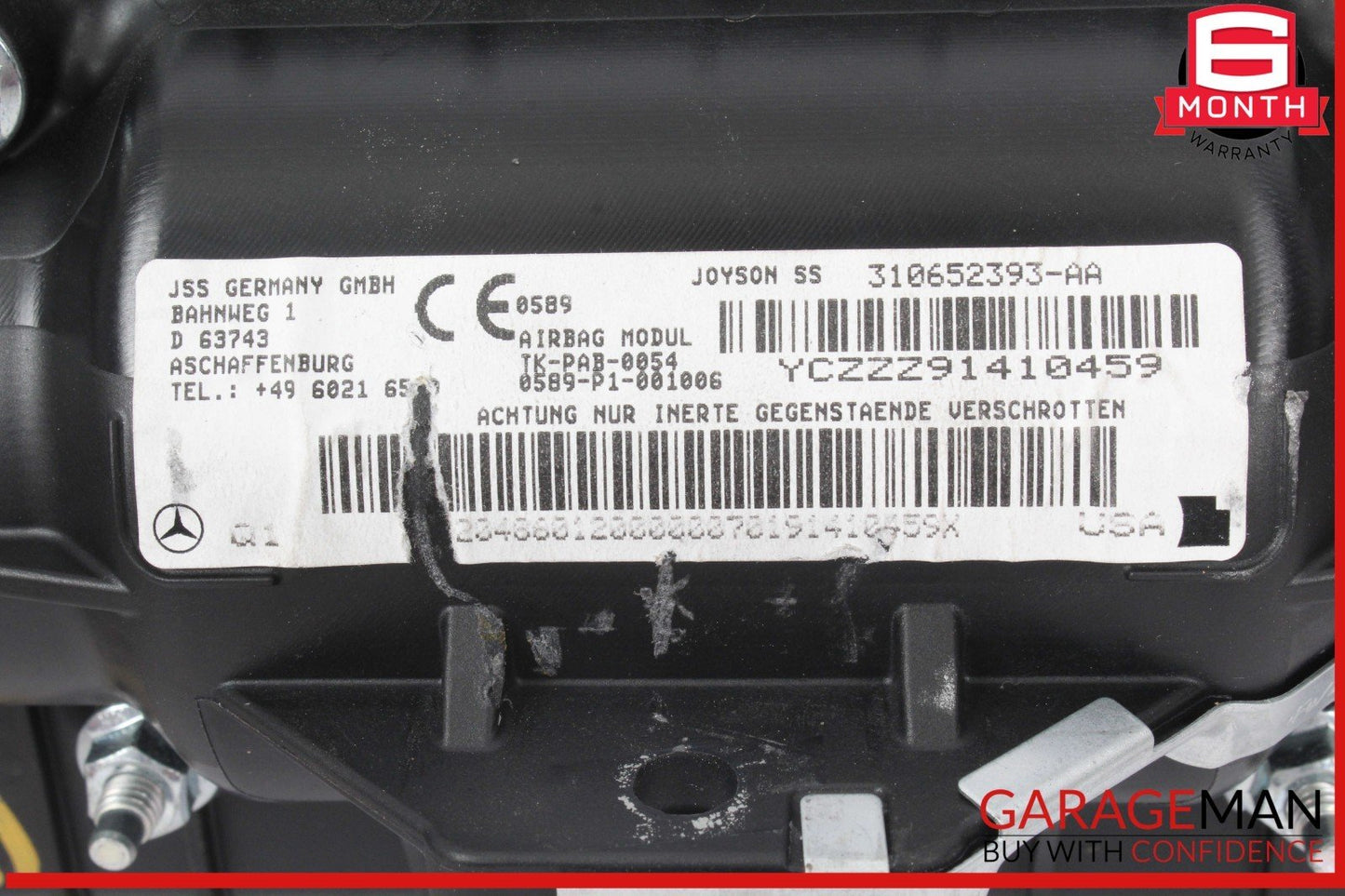 08-15 Mercedes W204 C300 C250 Front Right Passenger Side Dash Airbag Air Bag OEM