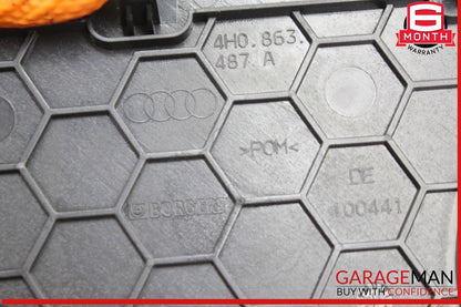 11-18 Audi A8 S8 Rear Deck Left Side Speaker Grille Cover 4H0863487A OEM