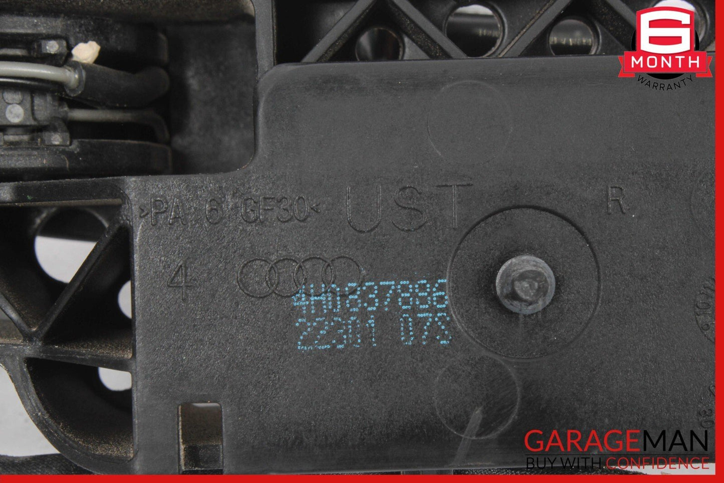 11-18 Audi A8 Quattro Rear Right Side Exterior Door Handle 4H0837886 OEM