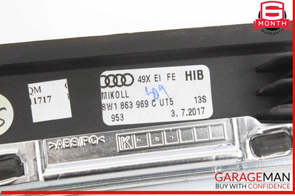 17-24 Audi A4 Allroad Center Console Cover Panel Wood 8W1863969C OEM