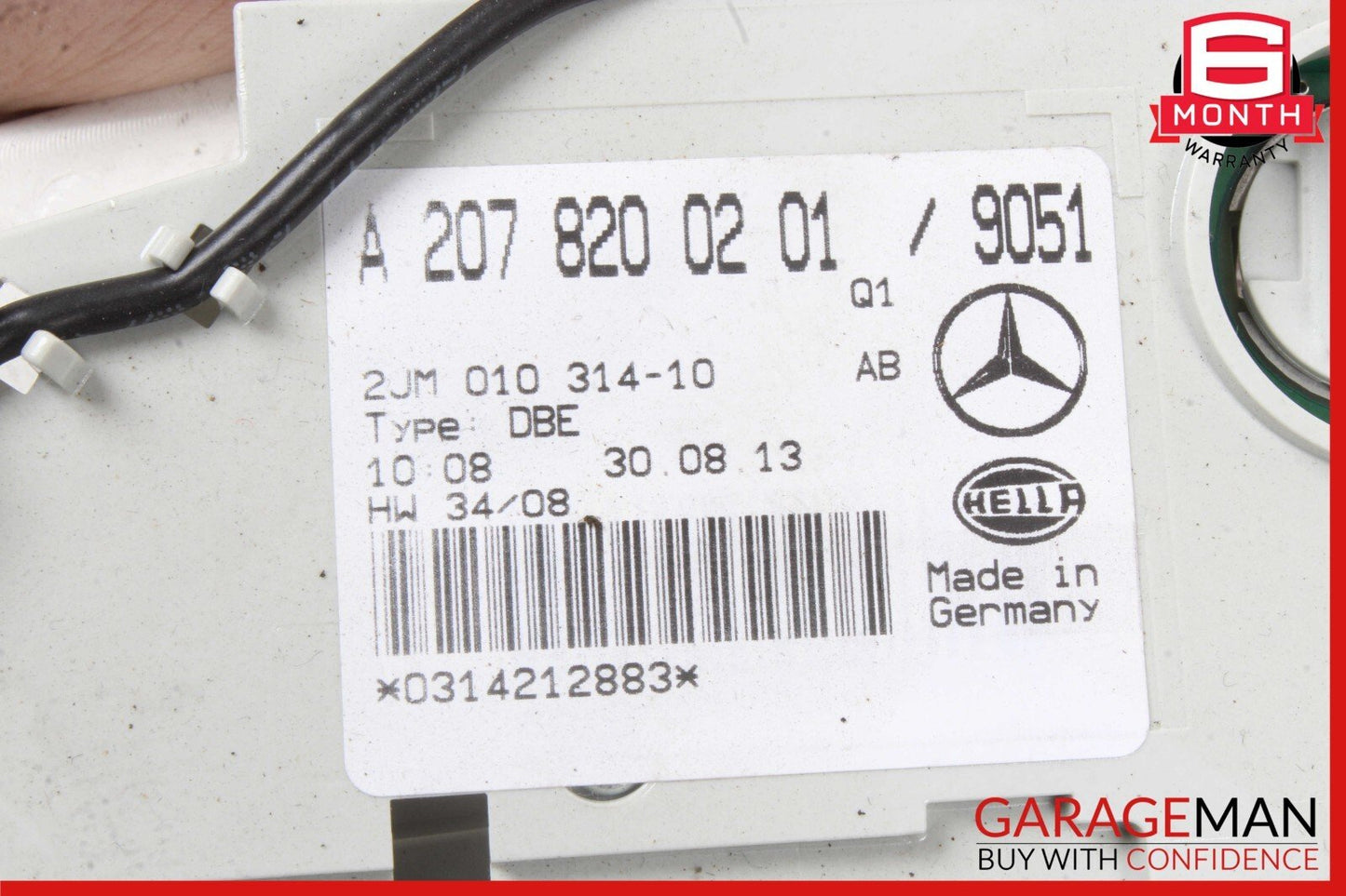 11-16 Mercedes W207 E350 E550 Overhead Reading Map Dome Light Lamp OEM
