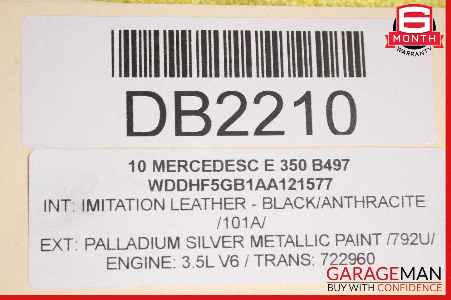 10-16 Mercedes W212 E350 Power Steering Rack and Pinion 2124603400 OEM