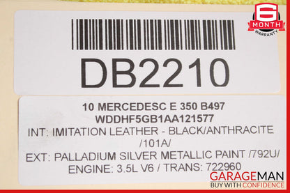10-16 Mercedes W212 E350 Power Steering Rack and Pinion 2124603400 OEM