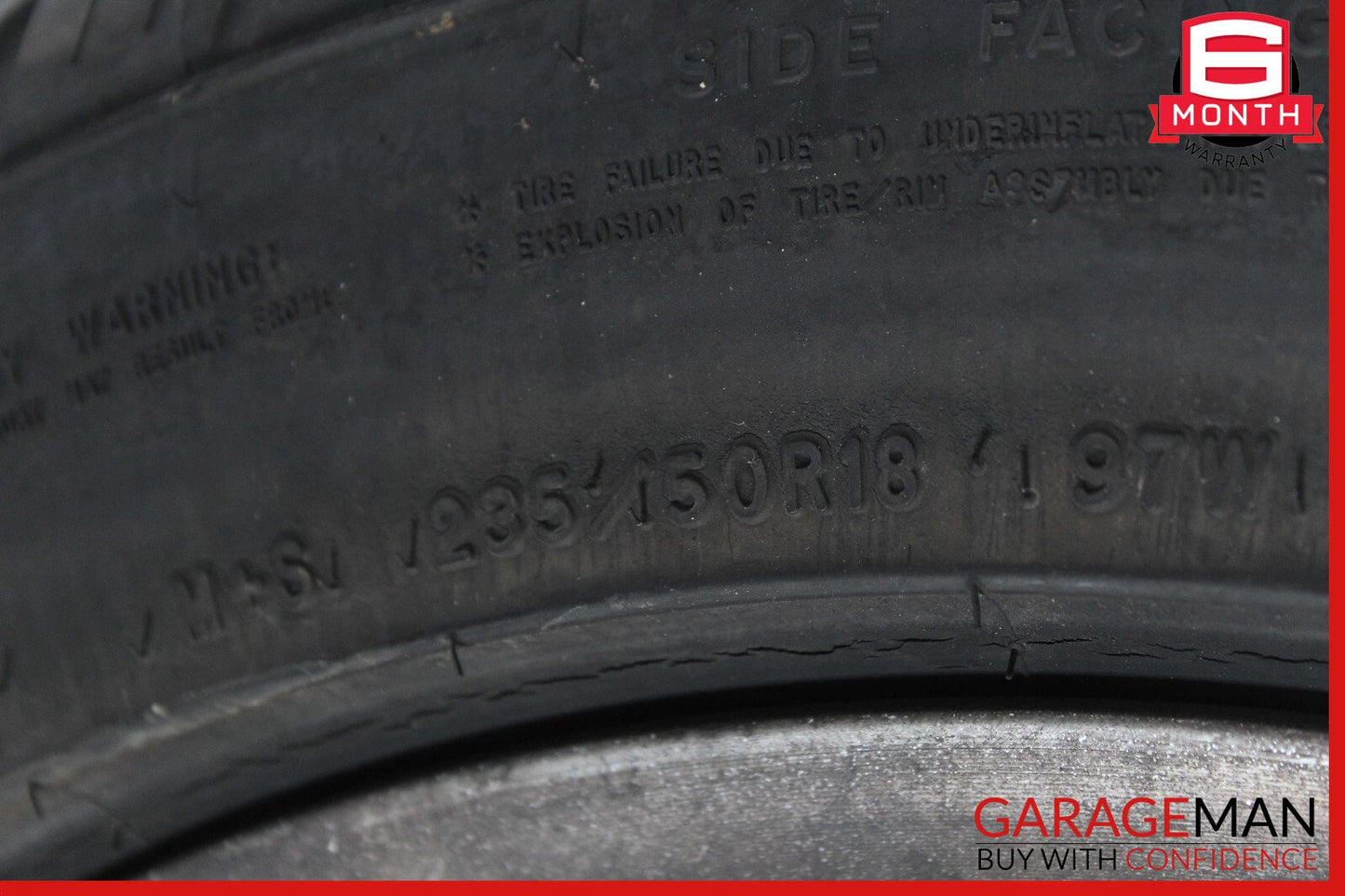 00-06 Mercedes W220 S430 CL500 9 X R18 18" Rear Wheel Rim 2204013702 OEM