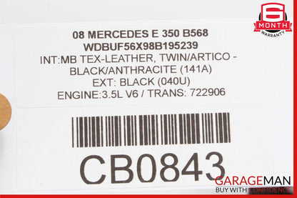 03-09 Mercedes W211 E350 Front Right Headlight Support Bracket Frame Assembly
