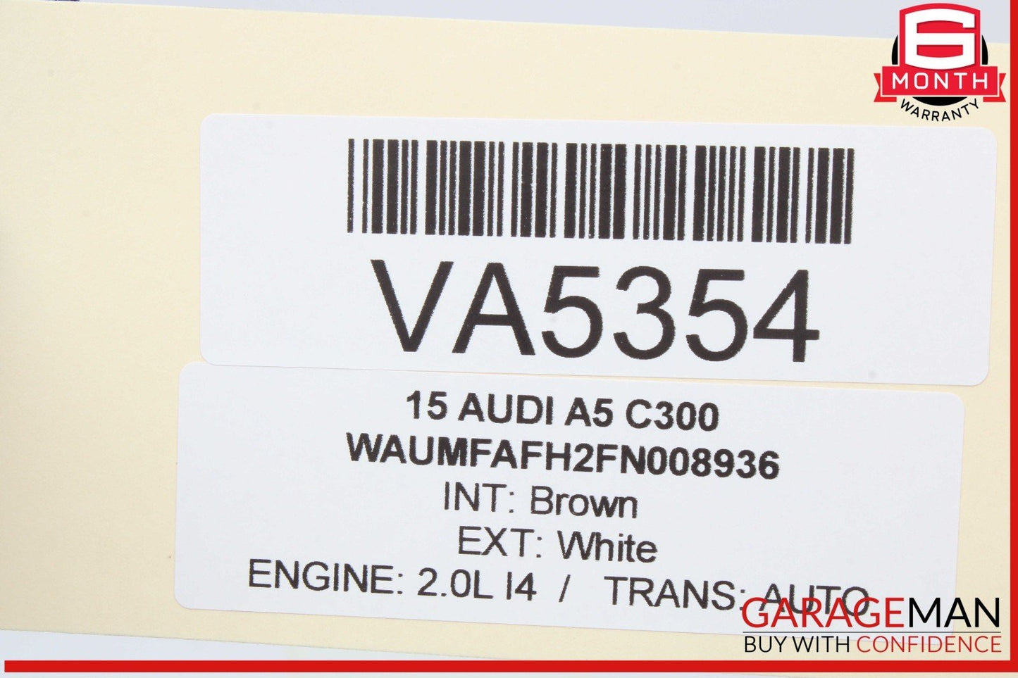 14-16 Audi A5 Speedometer Instrument Cluster Gauge 8T0920984N OEM