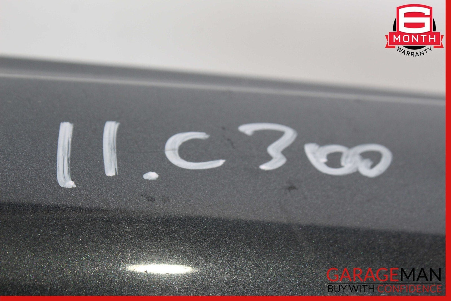 08-14 Mercedes W204 C250 AMG Sport Sedan Left Side Skirt Rocker Moulding Grey