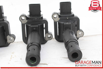 12-15 Mercedes W204 C250 Engine Ignition Coil Spark Plug 0001502580 Set of 4 OEM