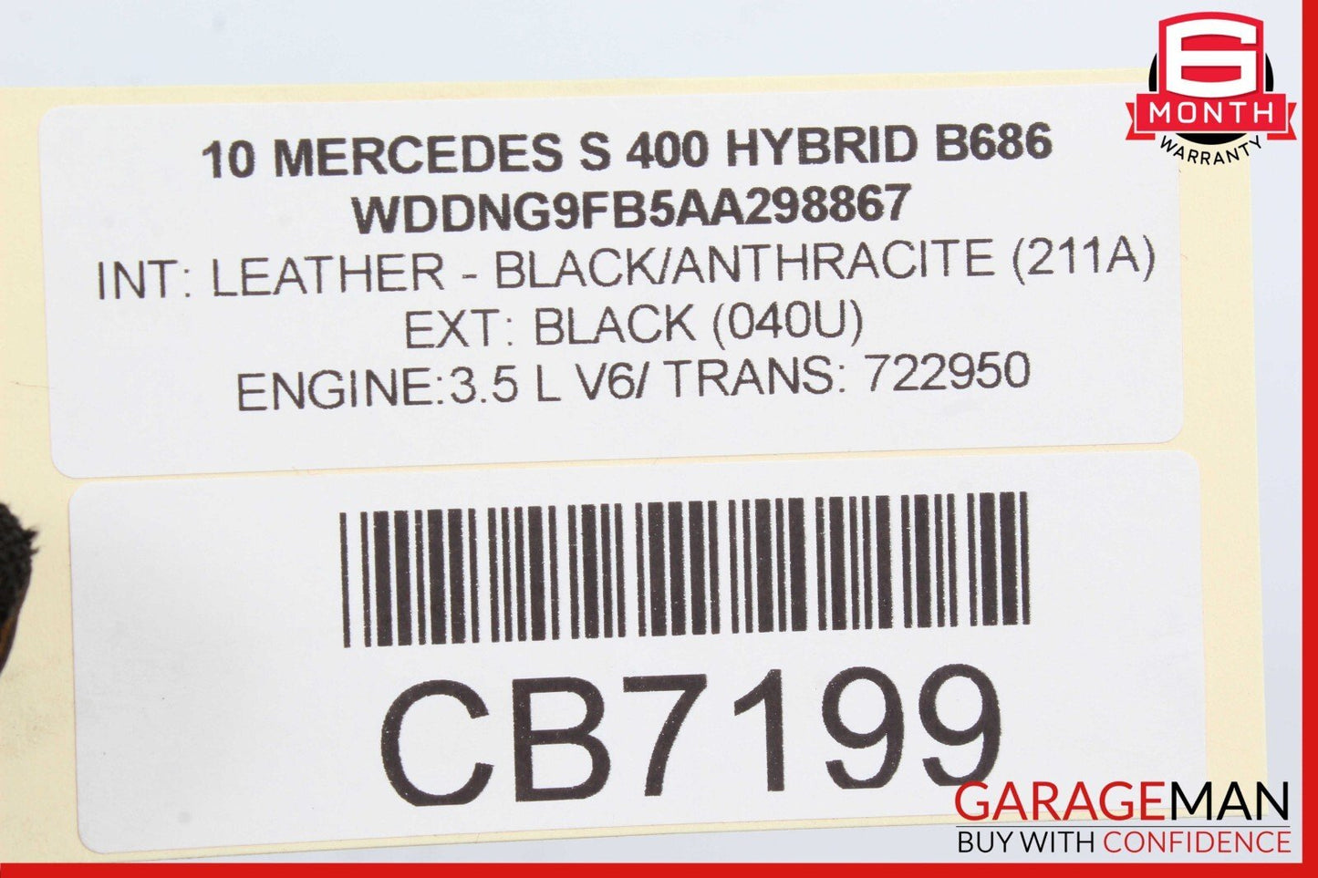 07-14 Mercedes W221 S400 CL550 Front Right Passenger Side Upper Control Arm OEM