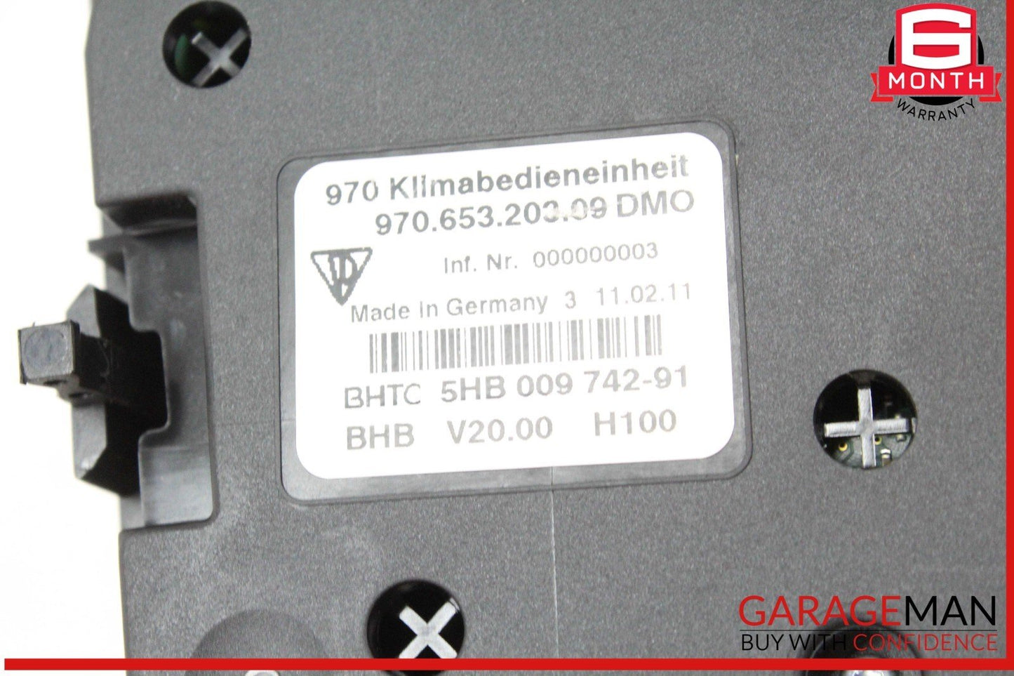 10-13 Porsche Panamera 970 Center Console Multifunction Switch Control OEM