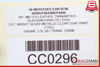 06-11 Mercedes W211 E350 CLS350 CLS550 Rear Overhead Dome Light Reading Map OEM